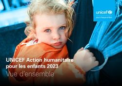 UNICEF Action humanitaire pour les enfants 2023