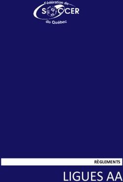 LIGUES AA RÈGLEMENTS - Soccer Québec