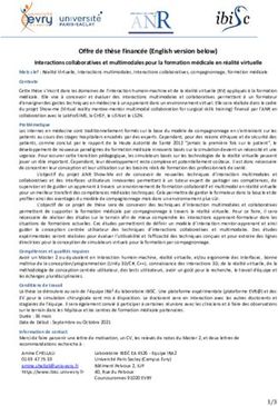 Offre de thèse financée (English version below) - IBISC