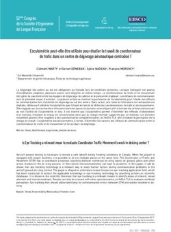 L'oculom&eacute;trie peut-elle &ecirc;tre utilis&eacute;e pour &eacute;tudier le travail de coordonnateur