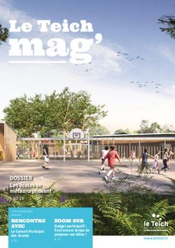 DOSSIER Les &eacute;coles se m&eacute;tamorphosent - p. 12-15 RENCONTRE AVEC - Le Teich