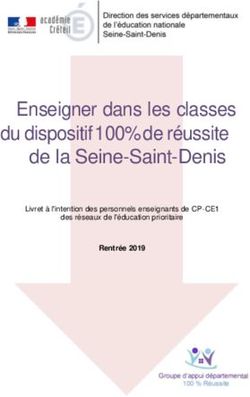 Enseigner dans les classes du dispositif 100% de réussite de la Seine-Saint-Denis - IEN