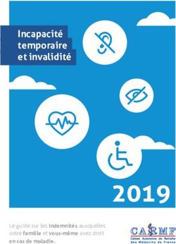 2019 Incapacité temporaire et invalidité - Le guide sur les indemnités auxquelles votre famille et vous-même avez droit en cas de maladie - Carmf