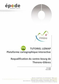 TUTORIEL LIZMAP Plateforme cartographique interactive Requalification du centre-bourg de Thorens-Glières - N 17069 mars 2019