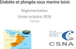 Diab&egrave;te et plong&eacute;e sous marine loisir - R&eacute;glementation Oman octobre 2018 J-M Poux