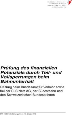 Pr&uuml;fung des finanziellen Potenzials durch Teil- und Vollsperrungen beim Bahnunterhalt - Pr&uuml;fung beim Bundesamt f&uuml;r Verkehr sowie bei der BLS Netz ...
