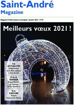 Saint-Andr&eacute; Magazine Meilleurs voeux 2021 ! - Ville de Saint-Andr&eacute;-les-Vergers