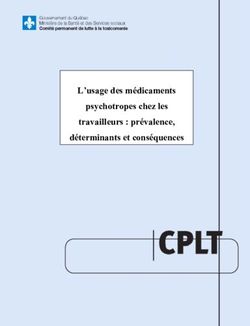 L'usage des médicaments psychotropes chez les travailleurs : prévalence, déterminants et conséquences