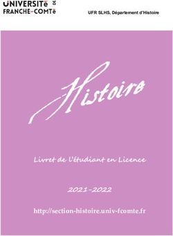 Livret de l'&eacute;tudiant en Licence 2021-2022