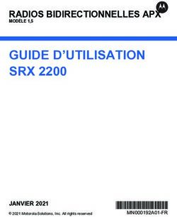 Guide D'utilisation Srx 2200 - Radios Bidirectionnelles Apx - Janvier 