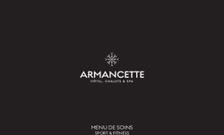 MENU DE SOINS SPORT & FITNESS - Armancette