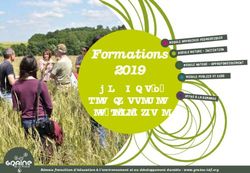 Formations 2019 - Graine IDF