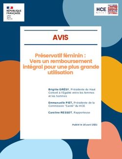 AVIS Vers un remboursement intégral pour une plus grande - préservatif féminin
