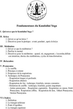 Fondamentaux du Kundalini Yoga