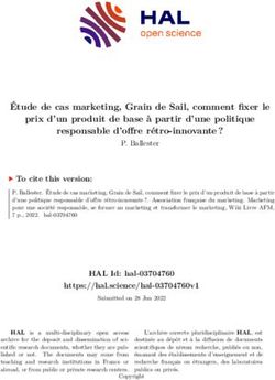 &Eacute;tude de cas marketing, Grain de Sail, comment fixer le prix d'un produit de base &agrave; partir d'une politique responsable d'offre r&eacute;tro-innovante ?