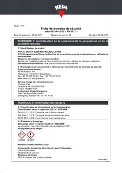 RUBRIQUE 1: Identification de la substance/de la préparation et de la société/l'entreprise - keim.ch