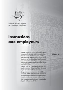 Instructions aux employeurs