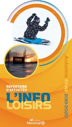 L'INFO LOISIRS RÉPERTOIRE - Montréal