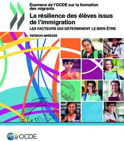 La résilience des élèves issus de l'immigration - Examens de l'OCDE sur la formation des migrants - OECD.org