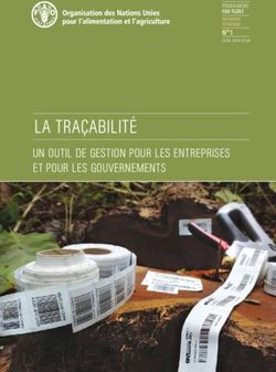 LA TRAÇABILITÉ UN OUTIL DE GESTION POUR LES ENTREPRISES ET POUR LES GOUVERNEMENTS