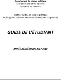 GUIDE DE L'ÉTUDIANT ANNÉE ACADÉMIQUE 2017 2018 - Département de science politique - Université de ...