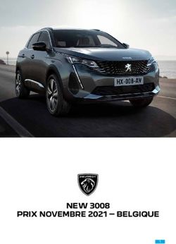 PRIX NOVEMBRE 2021 - BELGIQUE - NEW 3008 - Peugeot.be