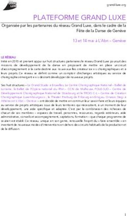 PLATEFORME GRAND LUXE - L'Abri, Gen&egrave;ve