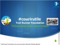 #courirutile Trail Runner Foundation - Pr&eacute;sentation clubs / associations