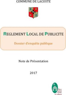 REGLEMENT LOCAL DE PUBLICITE - COMMUNE DE LACOSTE - Dossier d'enquête publique Note de Présentation