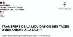 TRANSFERT DE LA LIQUIDATION DES TAXES D'URBANISME &Agrave; LA DGFIP - Comit&eacute; de suivi des organisations syndicales - 25 f&eacute;vrier 2022
