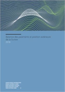 Balance des paiements et position extérieure de la Suisse 2016