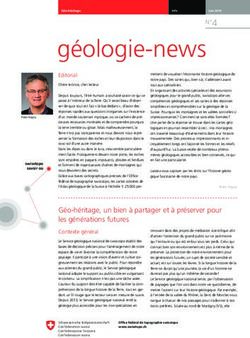 Géologie-news - Swisstopo