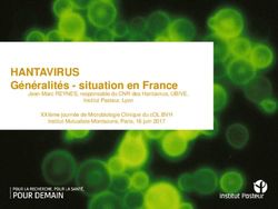 HANTAVIRUS Généralités - situation en France - Jean-Marc REYNES, responsable du CNR des Hantavirus, UBIVE, Institut Pasteur, Lyon XXIème journée ...