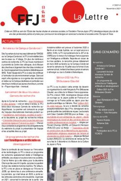 La Lettre - Fondation France-Japon de l'EHESS