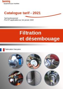 Filtration et désembouage - Catalogue tarif 2021 Tarif professionnel Prix HT applicables au 1er janvier 2021 - Temiq