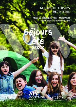 S&eacute;jours &eacute;t&eacute; 2022 ACCUEIL DE LOISIRS