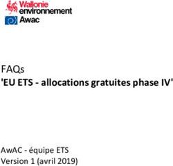 FAQS 'EU ETS - ALLOCATIONS GRATUITES PHASE IV' AWAC - &Eacute;QUIPE ETS VERSION 1 (AVRIL 2019) - AIDA INERIS
