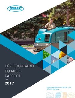 DÉVELOPPEMENT DURABLE RAPPORT - 2017 POUR UN MONDE PLUS PROPRE, PLUS SÛR ET PLUS SAIN - Tennant Company