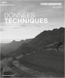DONN&Eacute;ES TECHNIQUES 2020-1 - Belgique Fran&ccedil;ais - Weinsberg