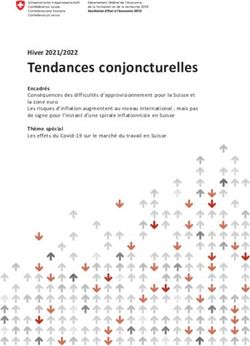 Tendances conjoncturelles - Hiver 2021/2022 - Die Volkswirtschaft