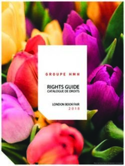 RIGHTS GUIDE CATALOGUE DE DROITS - GROUPE HMH - Sandra Bruna