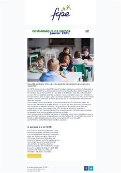 COMMUNIQU&Eacute;DEPRESSE 12 - janvier 2021 - FCPE