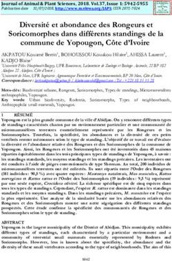 Diversit&eacute; et abondance des Rongeurs et Soricomorphes dans diff&eacute;rents standings de la commune de Yopougon, C&ocirc;te d'Ivoire - Elewa Biosciences