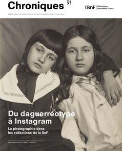 DU DAGUERRÉOTYPE À INSTAGRAM 91 - LA PHOTOGRAPHIE DANS LES COLLECTIONS DE LA BNF