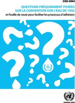 QUESTIONS FRÉQUEMMENT POSÉES SUR LA CONVENTION SUR L'EAU DE 1992 - et Feuille de route pour faciliter les processus d'adhésion - UNECE