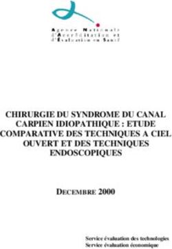 CHIRURGIE DU SYNDROME DU CANAL CARPIEN IDIOPATHIQUE : ETUDE COMPARATIVE DES TECHNIQUES A CIEL OUVERT ET DES TECHNIQUES - ENDOSCOPIQUES DECEMBRE 2000