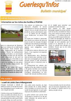 EHPAD Résidence du Guic IIInformation sur les visites des familles à l'EHPAD - Guerlesquin