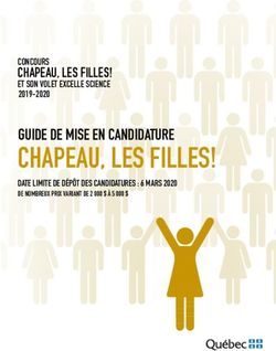 CHAPEAU, LES FILLES! GUIDE DE MISE EN CANDIDATURE - CHAPEAU, LES FILLES! - Chapeau les filles! 2019-2020