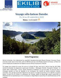 Voyage vélo-bateau Danube - Du 16 au 26 septembre 2020 - FADOQ