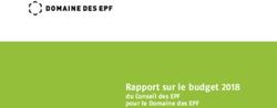 Rapport sur le budget 2018 - du Conseil des EPF pour le Domaine des EPF - ETH-Rat